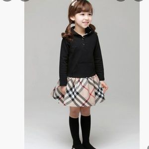 Girls Plaid Dress